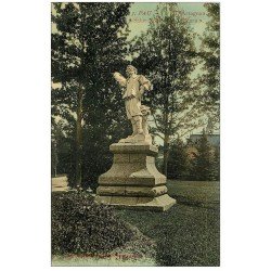 carte postale ancienne 64 PAU. Statue de Dartagnan