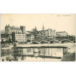 carte postale ancienne 64 PAU. Vue générale 1927