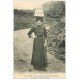 carte postale ancienne 64 PAYS BASQUE. Porteuse d'eau au retour de Fontaine