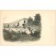 carte postale ancienne 64 PAYS BASQUE. Une Ferme. Berger et Moutons vers 1900