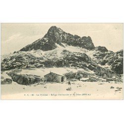 carte postale ancienne 64 PIC PALAS. Refuge d'Arrimoulet animé