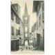 carte postale ancienne 64 SAINT-JEAN-PIED-DE-PORT. Porte Notre-Dame animée