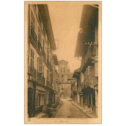 carte postale ancienne 64 SAINT-JEAN-PIED-DE-PORT. Rue d'Espagne