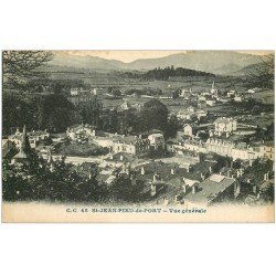 carte postale ancienne 64 SAINT-JEAN-PIED-DE-PORT. Vue générale