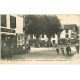 carte postale ancienne 64 SAINT-PEE-SUR-NIVELLE. Place du Marché des Dames et Rue Saint-Pierre