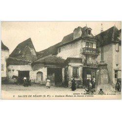carte postale ancienne 64 SALIES-DE-BEARN. Ancienne Maison Jeanne Albret