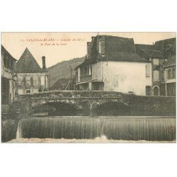 carte postale ancienne 64 SALIES-DE-BEARN. Cascade et Pont de la Lune