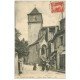 carte postale ancienne 64 SALIES-DE-BEARN. Eglise Saint-Vincent 1917 magasin de Cartes Postales