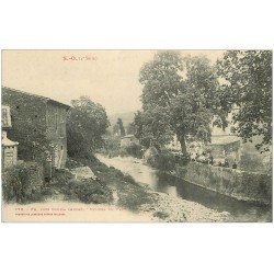 carte postale ancienne 11 FA. Rivière du Faby animation