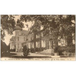 carte postale ancienne 64 SALIES-DE-BEARN. Hôtel du Château