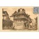 carte postale ancienne 64 SALIES-DE-BEARN. Maisons sur le Saleys 1929