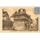 carte postale ancienne 64 SALIES-DE-BEARN. Maisons sur le Saleys 1929