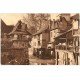 carte postale ancienne 64 SALIES-DE-BEARN. Maisons sur le Saleys 1932
