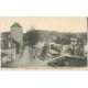 carte postale ancienne 64 SALIES-DE-BEARN. Place Saint-Vincent 1920