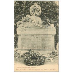 carte postale ancienne 64 SARE. Monument Morts pour la Patrie