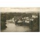 carte postale ancienne 64 SAUVETERRE-DE-BEARN. Pont Vieux et Château 1915