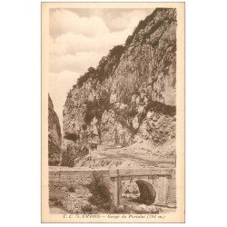 carte postale ancienne 64 URDOS. Gorge du Portalet