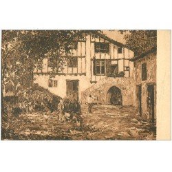 carte postale ancienne 64 URRUGNE. Vieille Ferme d'après Floutier