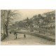 carte postale ancienne 47 AGEN. Canal et Coteau de l'Ermitage 1906
