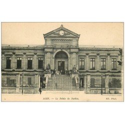 carte postale ancienne 47 AGEN. Le Palais de Justice