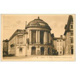 carte postale ancienne 47 AGEN. Théâtre Ducourneau