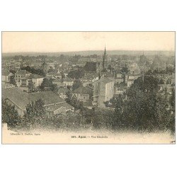 carte postale ancienne 47 AGEN. Vue générale