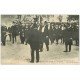 carte postale ancienne 47 ALLEMANS-DU-DROPT. Inauguration Monument Deluns-Montaud 1909. Visite du Président