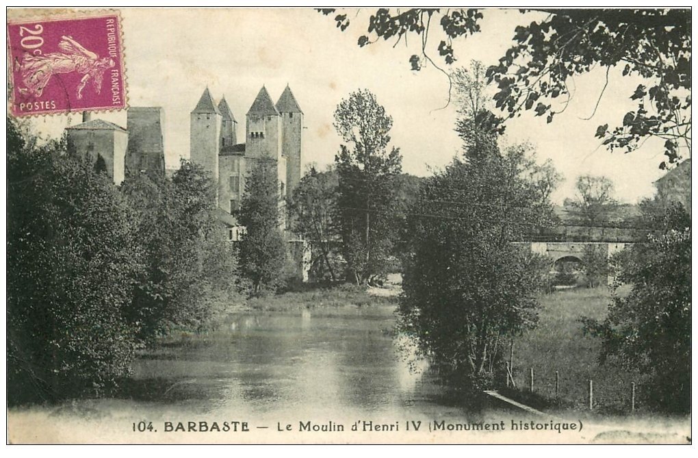 47 BARBASTE. La Moulin des Tours ou Henri IV 1933