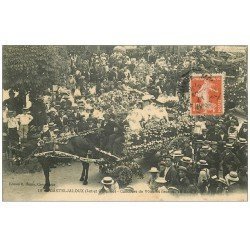 carte postale ancienne 47 CASTELJALOUX. Concours de Voitures fleuries 1907