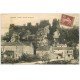 carte postale ancienne 47 CUZORN. Rocher et ruines du Château 1931