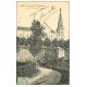 carte postale ancienne 47 EGLISE DU COTEAU DE L'HERMITAGE 1906 avec Attelage