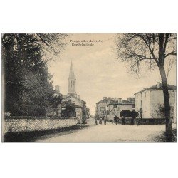 carte postale ancienne 47 FEUGAROLLES. Rue Principale