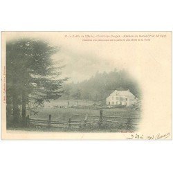 carte postale ancienne 11 Forêt des FANGES. Maison du Garde Vallée de l'Aude 1903
