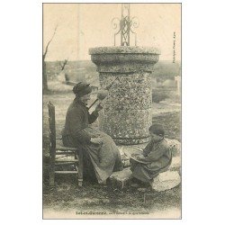 47 LOT-ET-GARONNE. Fileuse à la Quenouille 1905. Vieux métiers