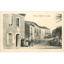 11 GAJA-LA-SELVE. La Poste. Carte Notice