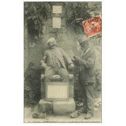 carte postale ancienne 47 MONCRABEAU. Académie des Blagueurs et Menteurs 1910