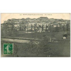 carte postale ancienne 47 MONFLANQUIN. Vue générale
