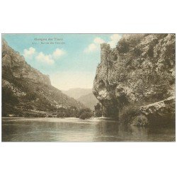 carte postale ancienne 48 GORGES DU TARN. Entrée des Détroits