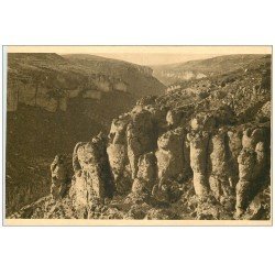 carte postale ancienne 48 GORGES DU TARN. Le Canon de la Jonte