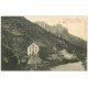 carte postale ancienne 48 GORGES DU TARN. Le Grand Hôtel du Rozier vers 1900