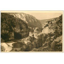 carte postale ancienne 48 GORGES DU TARN. Rocher du Champignon