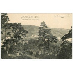 carte postale ancienne 48 LA BASTIDE. Bois de la Pinède "" Au Repos des Touristes ""