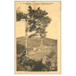 carte postale ancienne 48 LA BASTIDE. Les Pins. Moure de la Gardihe 1936
