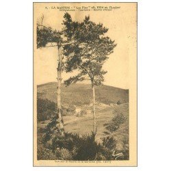 carte postale ancienne 48 LA BASTIDE. Les Pins. Moure de la Gardihe 1936