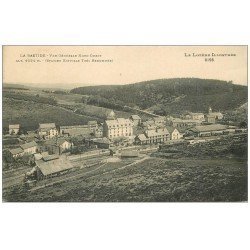 carte postale ancienne 48 LA BASTIDE. Vue sur la Gare 1925