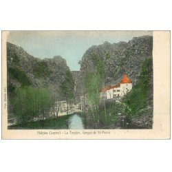 carte postale ancienne 48 MALZIEU. La Truyère. Gorges Saint-Pierre