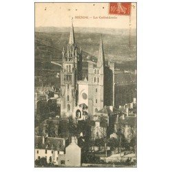 carte postale ancienne 48 MENDE. La Cathédrale 1907