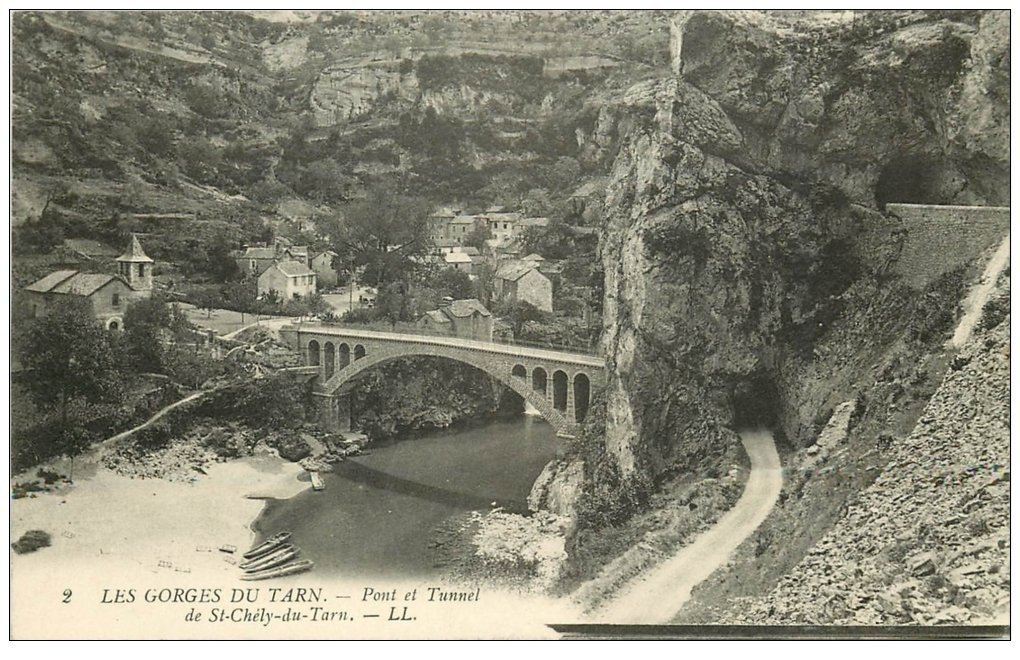 48 SAINTE-CHELY-DU-TARN. Pont et Tunnel