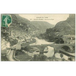 48 SAINTE-ENIMIE. Vue sur le Tarn 1909