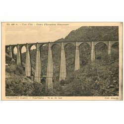 carte postale ancienne 48 VILLEFORT. Pont Viaduc